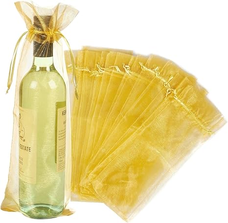 organza wine bottle bags