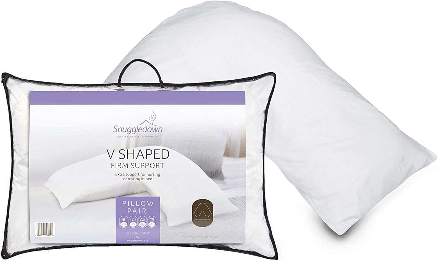 Snuggledown V Shaped Pregnancy Maternity Nursing Orthopaedic