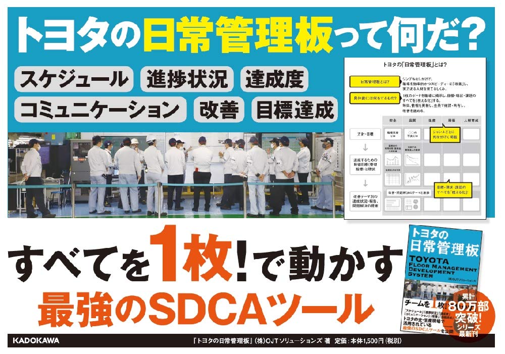 トヨタの日常管理板 チームを1枚!で動かす  (株)OJTソリューションズ 