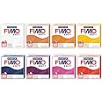 FIMO Soft & Effect Polymer Oven Modelling Clay - 57g - Set of 8 - The Flower Power Collection