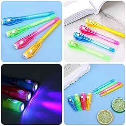 HeroFiber 12 Invisible Ink Pen with UV Light and 12