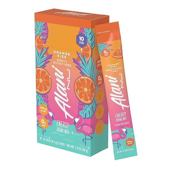 ALANI NU ORANGE KISS ENERGY STICKS, ENERGY DRINK...