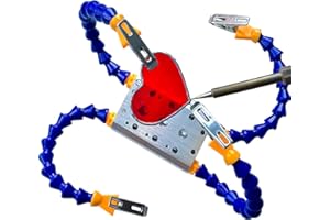 ILLUCKAI Soldering Clamp for Stained Glass Making, Adjustable Helping Hands for Soldering Small Components, Stained Glass Supplies Tools for Stained Glass Projects or Jewelry Making