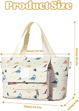 CMANLNYK Baby Changing Bag Light Cloth Nappy Pram Travel Diaper Tote Mum Dad view 2