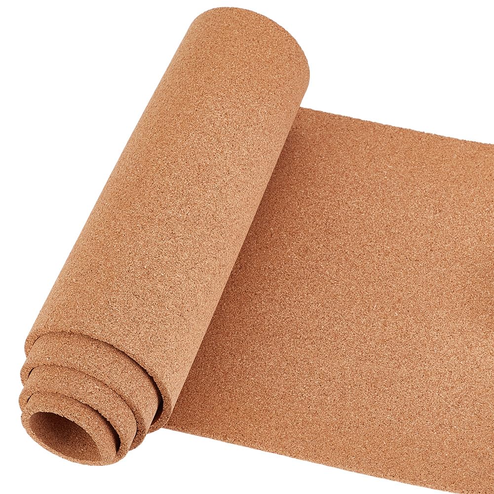 OLYCRAFT Large Cork Roll - 1.2mx30cm Natural Cork Board Roll 6mm Thick - Multipurpose for Crafts, Home Office Organization & Decor
