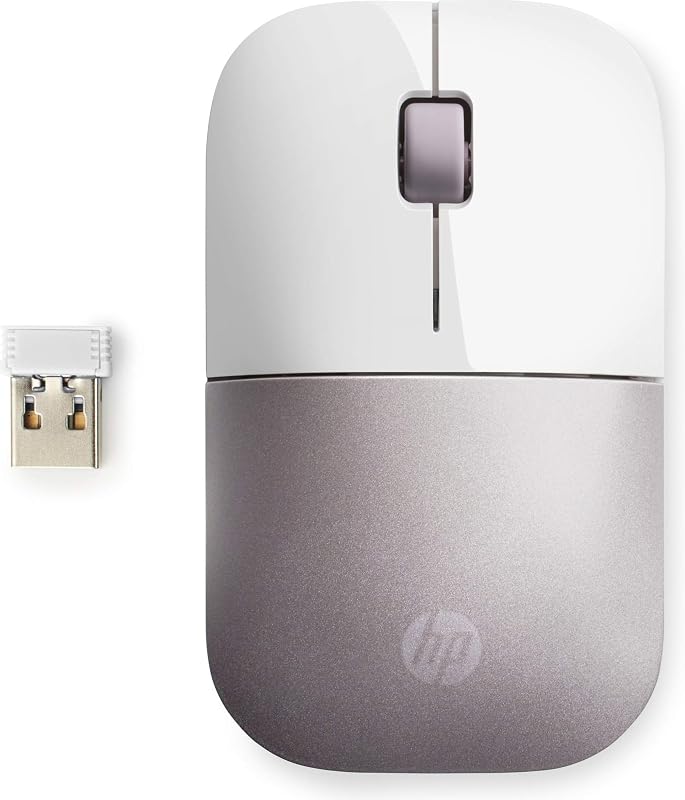 Z3700 Wireless Mouse - White/Pink