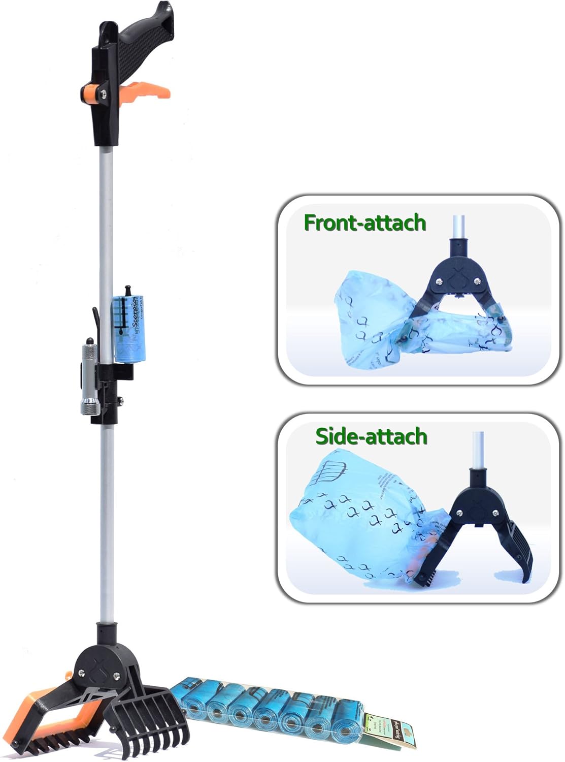 PIKAPOO Pooper Scooper, 28", with 120 Free Bags Amazon.co.uk Pet