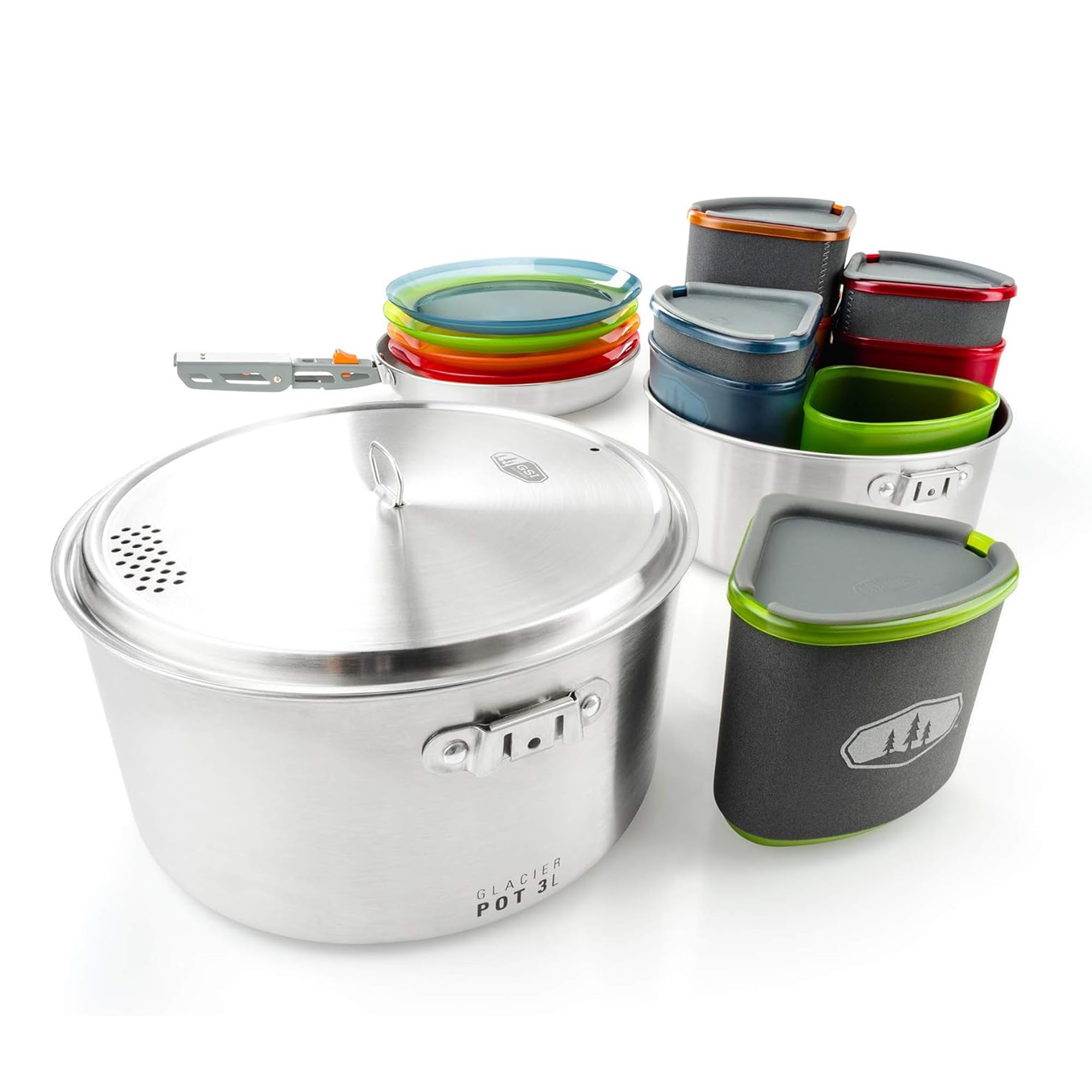 GSI Outdoors Glacier Stainless Camper Kitchen, Kit Unisex Adult, Multicolor, One Size