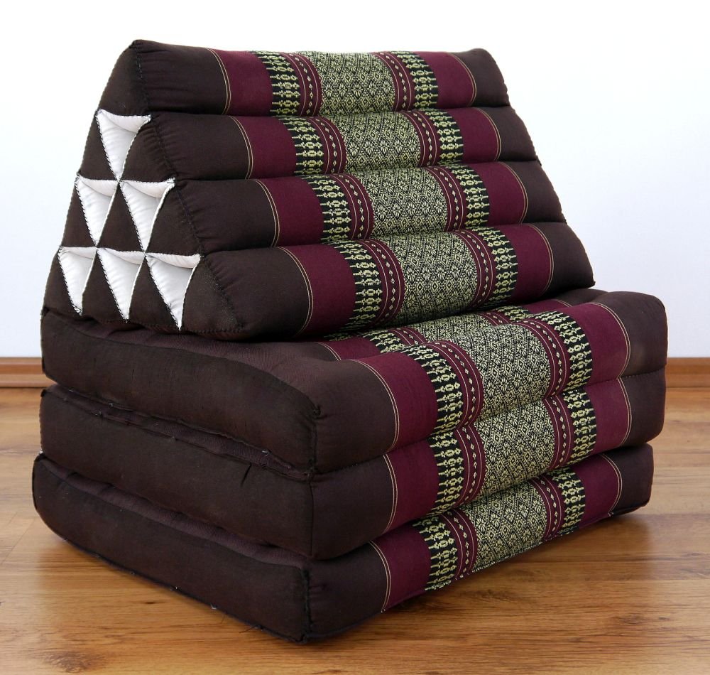 Thai Triangle Cushion Massage Bed Bolster Pillow For Backrest Thai