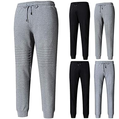 Qinmmropa Hombre Deportivo Pantalones Elastico Pantalon Running