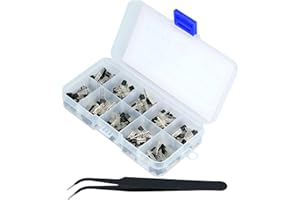 MTDELE 200Pcs 10 Values Transistor kit BC327 BC337 2N2222 2N2907 2N3904 2N3906 S8050 S8550 A1015 C1815 PNP NPN Power General Purpose Transistors
