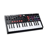 M-AUDIO Oxygen Pro Mini 32-Key USB MIDI Keyboard Controller for MacOS and WinOS, with Beat Pads, Assignable Knobs and Faders, and Native Instruments Sound Pack (NKS Integration)