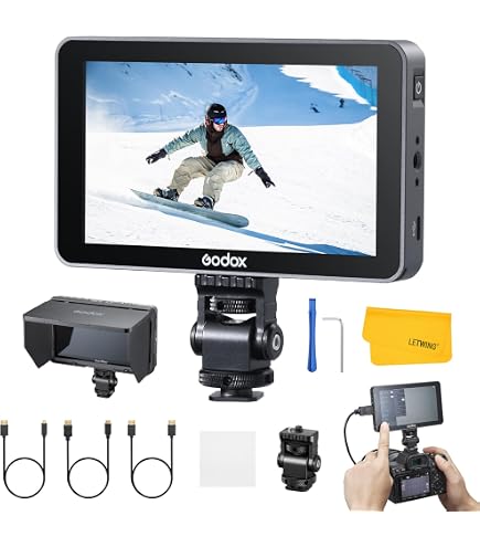 Amazon.com: Godox GM7S 7 Inch 1920x1200 4K HDMI Touchscreen on