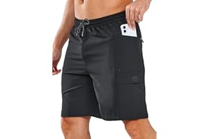 NORTHYARD Mens Swim Trunks Board Shorts 9 Inch Bathing Suit Swimwear Quick Dry Beach Short with Zipper Pocket - No Mesh Liner