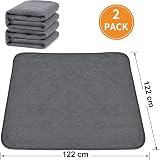 PICK FOR LIFE 2 Pack Washable Extra Large Dog Pee Pads 122x122cm Non-Slip view 4