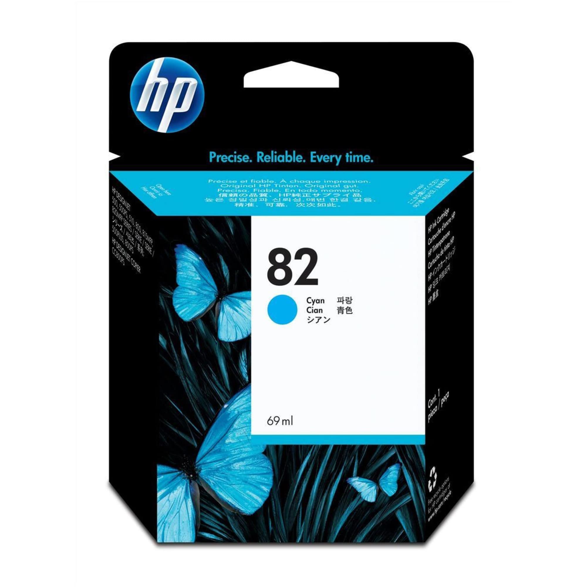 HP 82 - Print Cartridge - 1 x Cyan