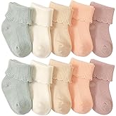 Newborn Cuff Socks Baby-girls Socks Infant Toddler Crew Ankle Sock