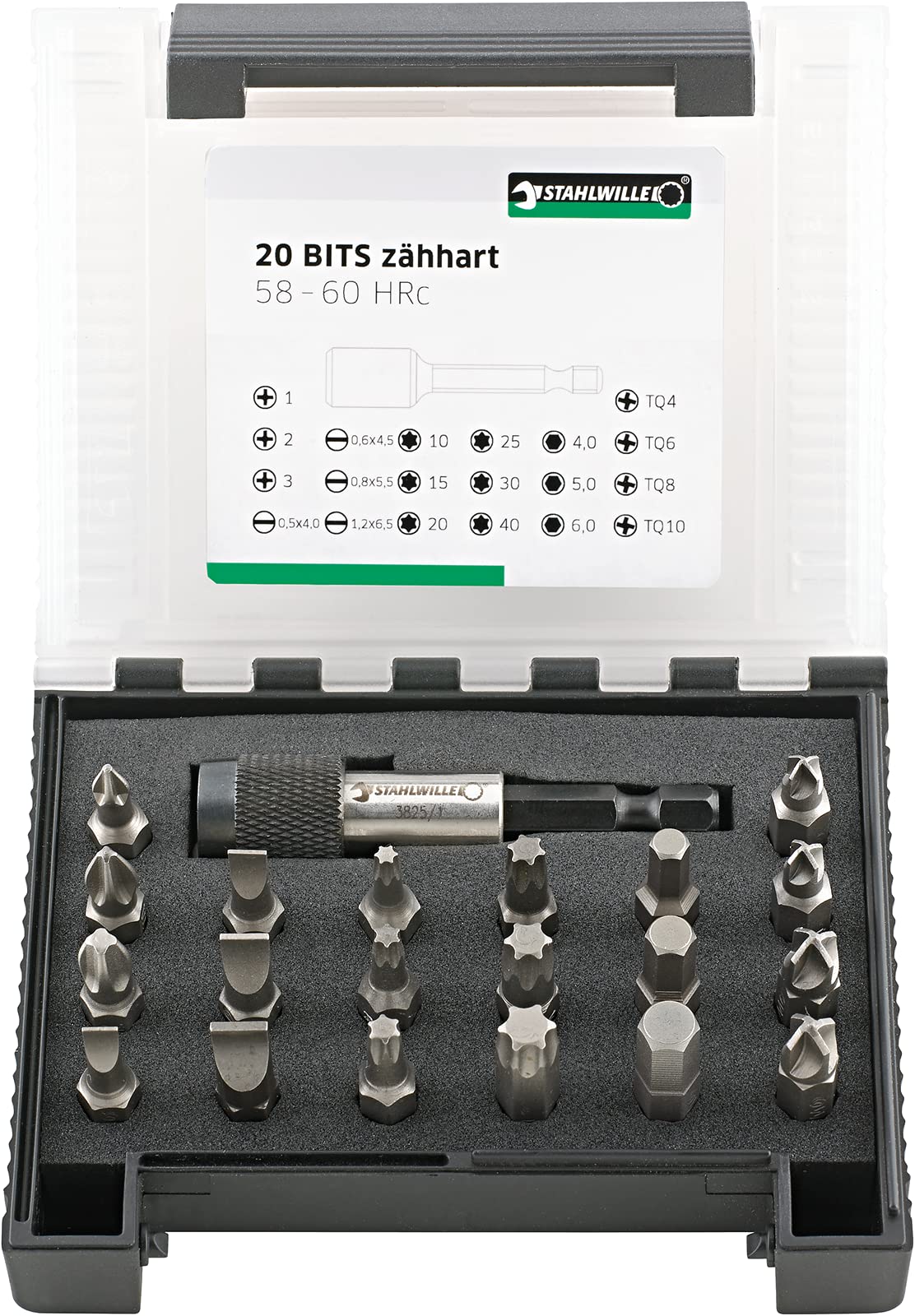 Stahlwille 96080122 1204/21-2 Bits Box with Screwdriver Bits