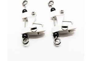 Bimini Lures Outrigger Release Clips Set of 2 Adjustable -New Sleek Version!- Downrigger- Kite - Outrigger