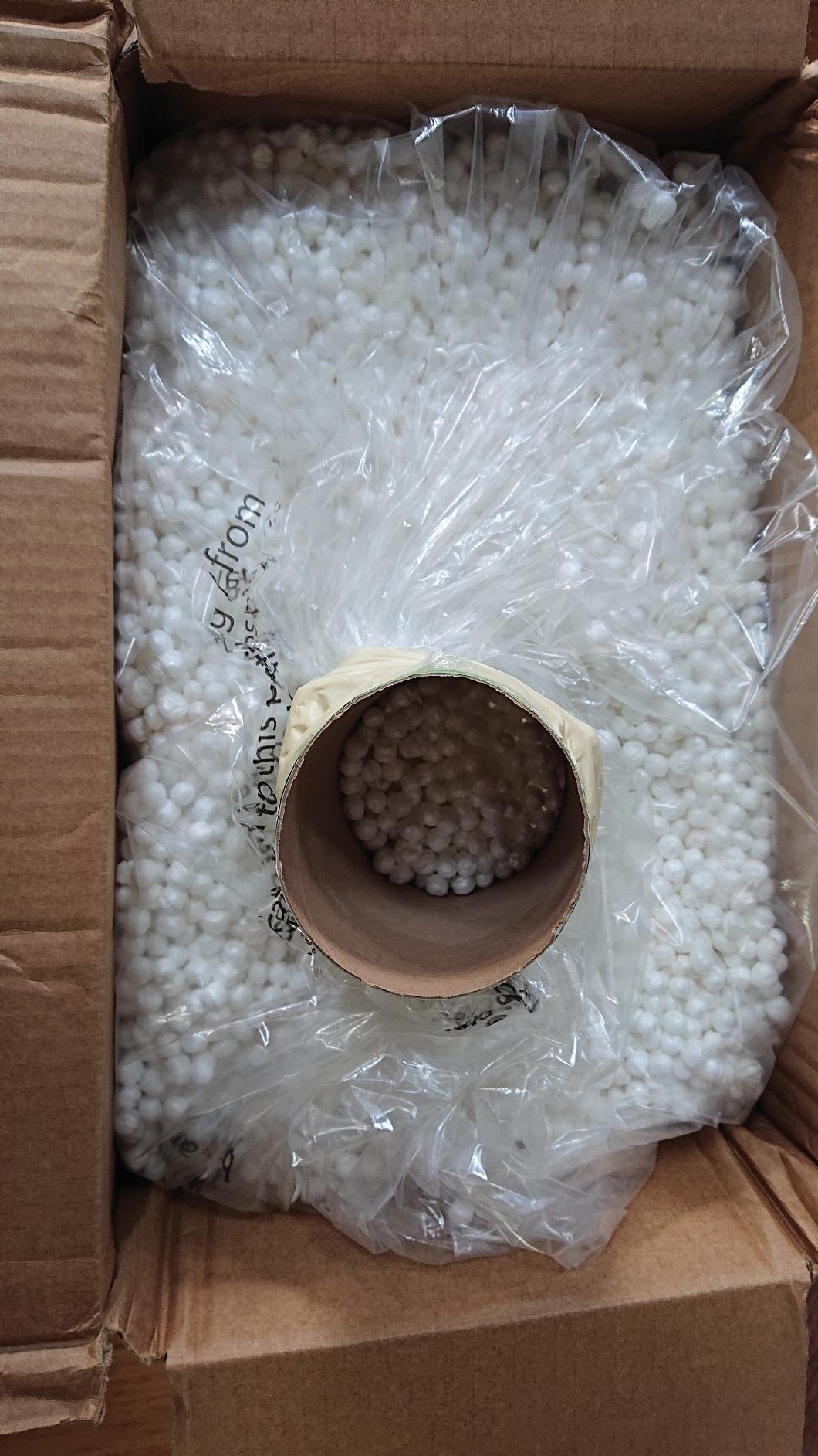 6/mo Finance Posh Creations Foam Filling Bean Bag Refill, 75 L, White with EZPour Zipper