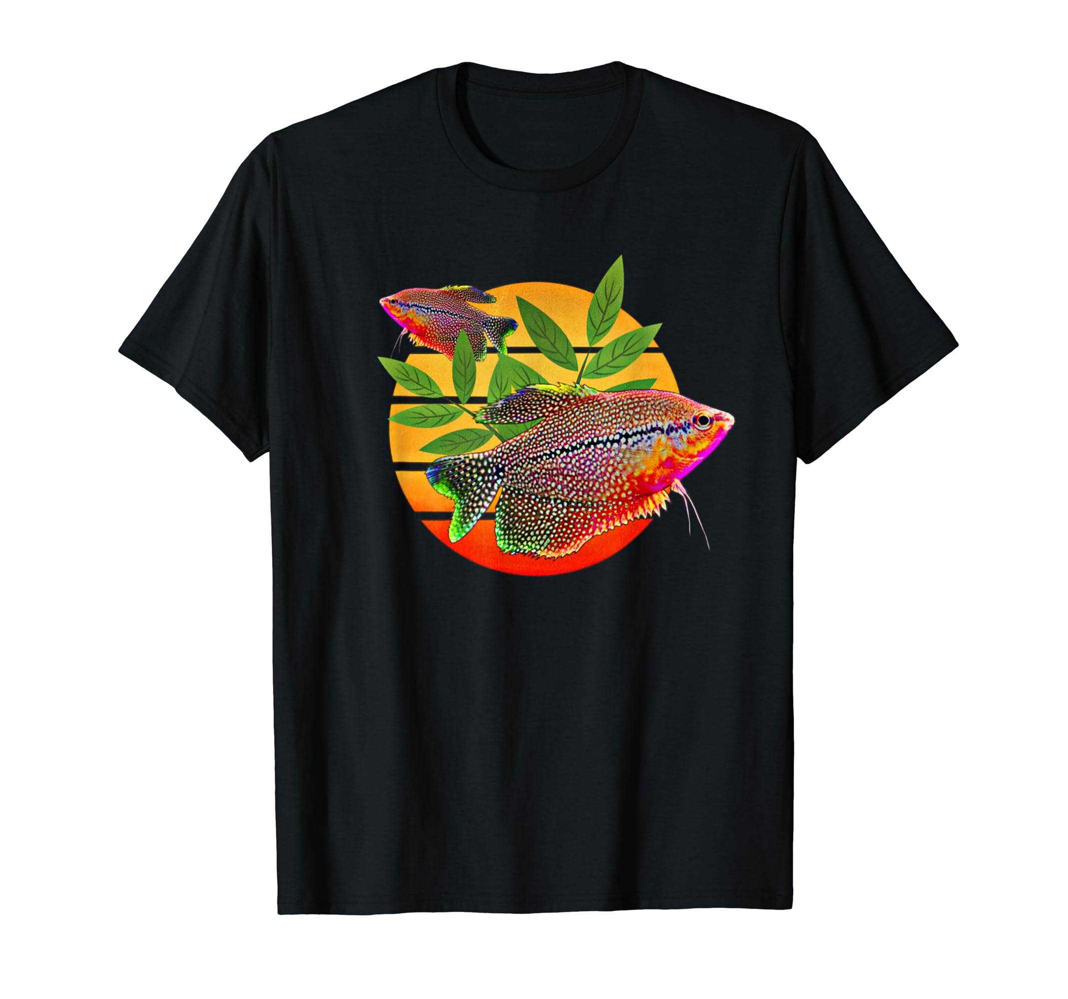 Thread Fish Sunset Pearl Thread Fish Aquarium T-Shirt