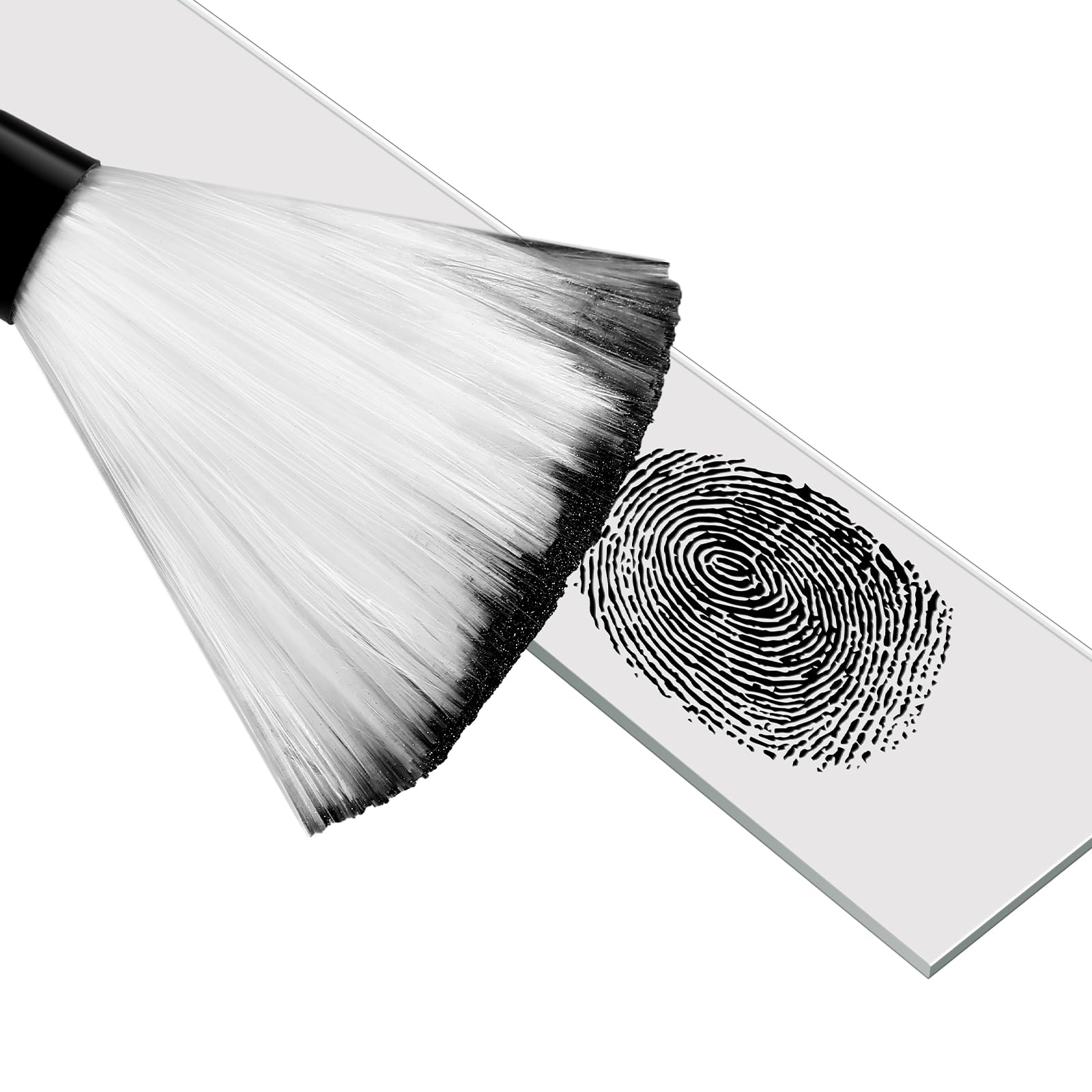 Leelosp Basic Latent Fingerprint Kit Bichromatic Fingerprint Powder Finger Print Forensic Science Kit