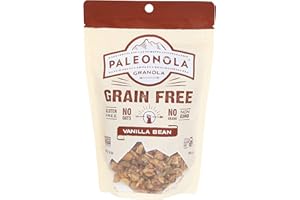 Paleonola – Grain Free Granola Vanilla Bean Flavor – Non-GMO, Grain, Soy, Gluten, Dairy Free – Low Carb Protein Snack For A Healthy Breakfast