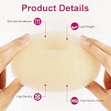 URAQT Hair Donut Bun Maker Set 4 Pcs with 30 Pins Blonde Chignon DIY view 2