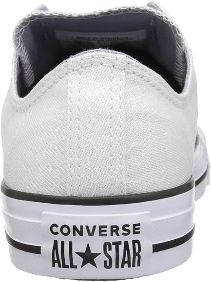 shiny white converse
