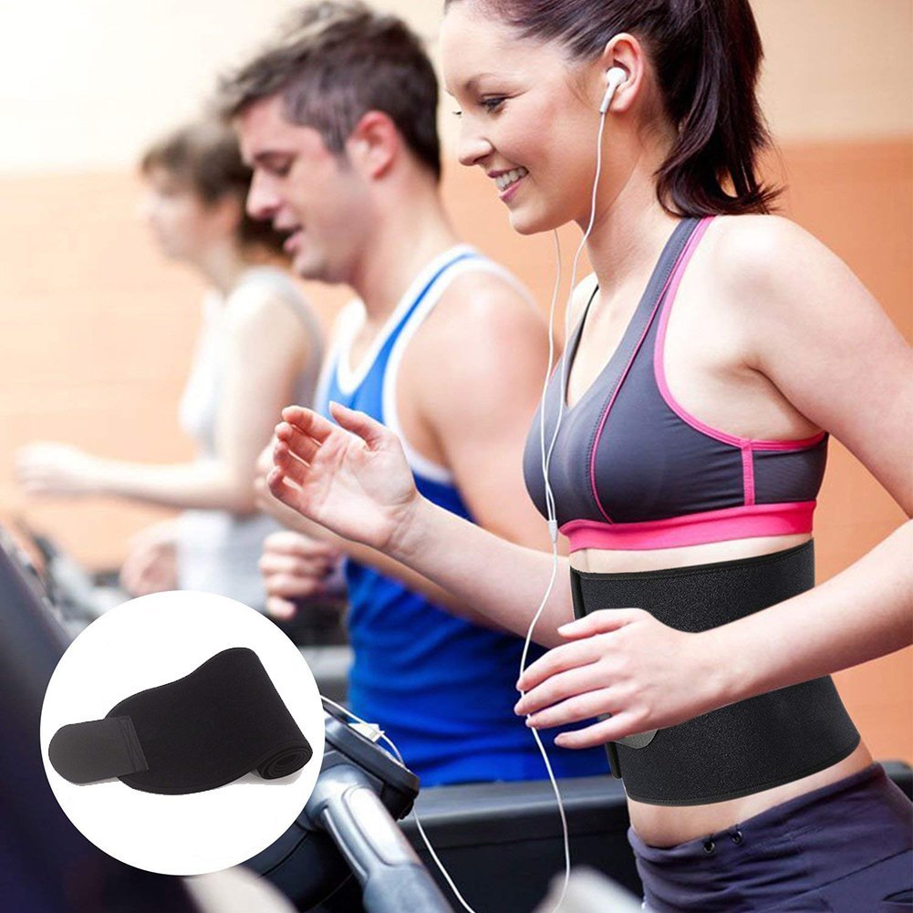 FTEOX Waist Trimmer Belt,Breathable Absorb Sweat Waist Trimmer for Women & Men,Adjustable Stomach Fat Burner for Lower Back Support,Stomach and Back Lumbar Support