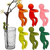 SINSETU 6 Pcs Plant Propagation Friends, Plant Propagation Buddy, Plant Cutting Holder for Shoots, Sprouts and Stems, Cute Pl
