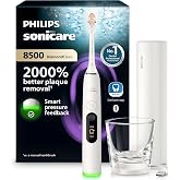Philips Sonicare Next-Gen DiamondClean 8500 Electric Toothbrush | Sonic Toothbrush, 18 settings, Smart Pressure Feedback, 14-Day Battery, Powder White, HX8533/11