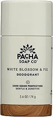 PACHA SOAP White Blossom & Fig Deodorant, 2.6 OZ