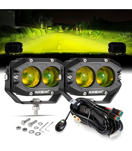 Baja Designs - S2 Pro Pair Driving/Combo LED Baja Amber, Light