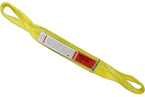 Kennedy Wire Rope & Sling Company 3inches x 3' 2-Ply Twist Eye Polyester Lifting Sling (Various Sizes in Listing) Made in The USA