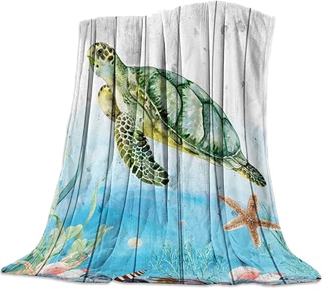 Sea Turtle Plush Blanket 2025