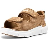 FitVille Diabetic Sandals for Women Wide Width with Arch Support, Adjustable Dual Straps Wide Sandals for Women