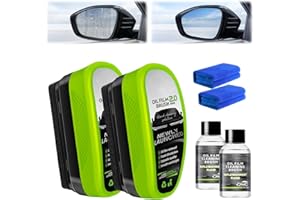 VIUVOIUL 2 Set Oil-Free Car Glass Brushes, Upgrade 2.0 Clear Vision Glass Cleaner, Oil Film Cleaning Brush for Automotive Windows, Clearvision Cars Windshield Cleaner Tool, Universal Cleaning Wipe Board