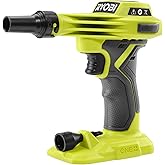 Ryobi - 18V ONE+ Cordless deflator inflator with high Flow: 250 L/min - Comes with Pinch Valve Nozzle (Without Battery) - RVI18