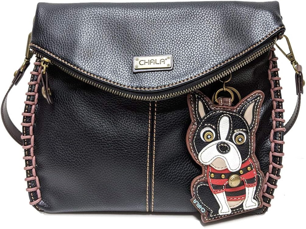 top stitch detail crossbody bag