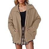 APRROOT Leather Jacket Women Oversized Faux Motorcycle Bomber Jackets Fall Fashion Outfits 2025 Winter Clothes with Pocket