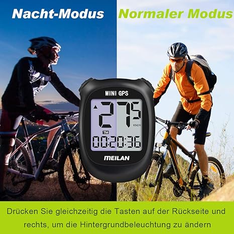 meilan m3 mini gps fahrradcomputer drahtlos wasserdicht fahrradtacho kabellos fahrrad tachometer geschwindigkeit mit lcd bildschirm fur kinder erwachsene schwarz amazon de sport freizeit