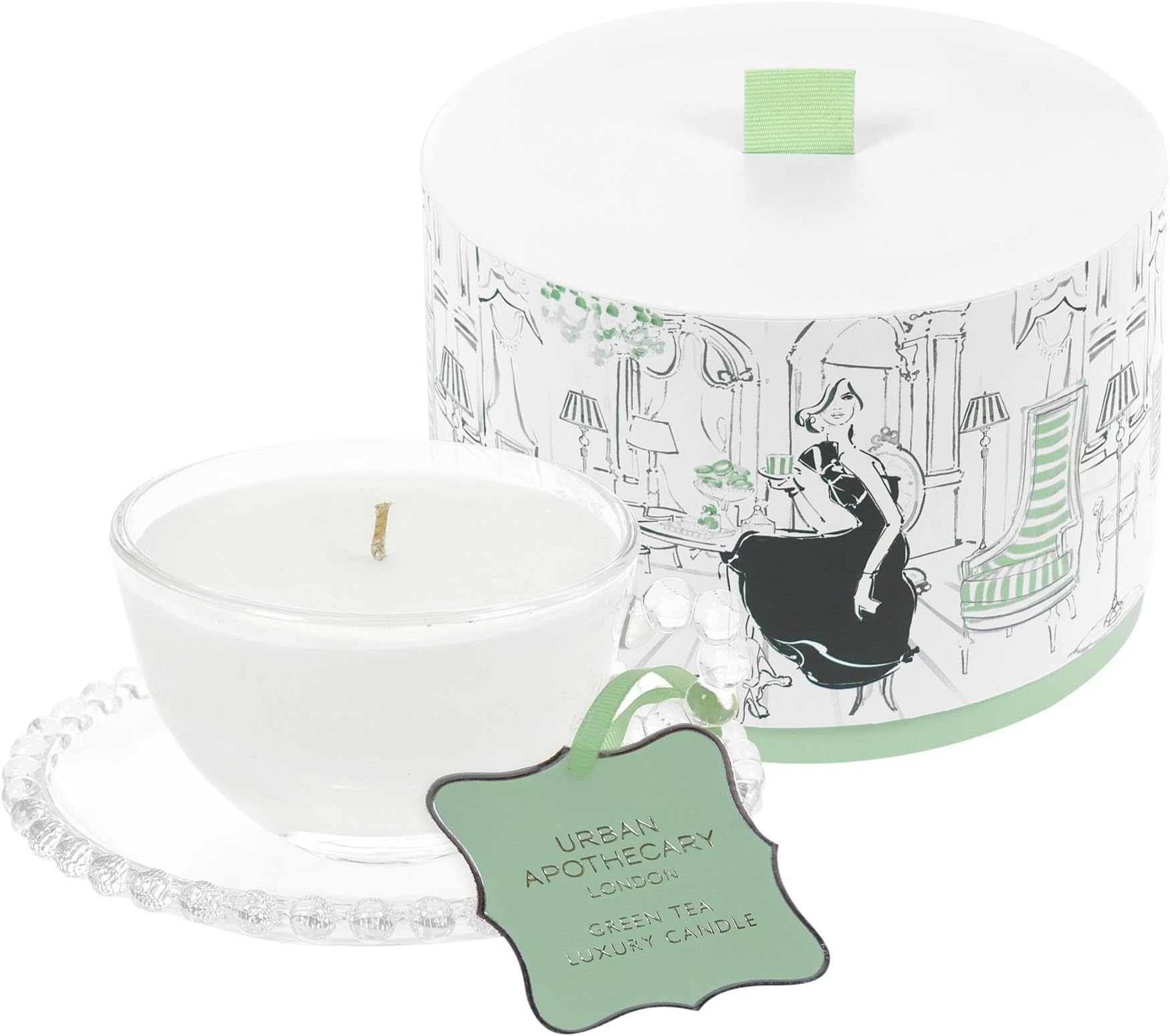 Urban Apothecary Green Tea Scented Tea Cup Candle