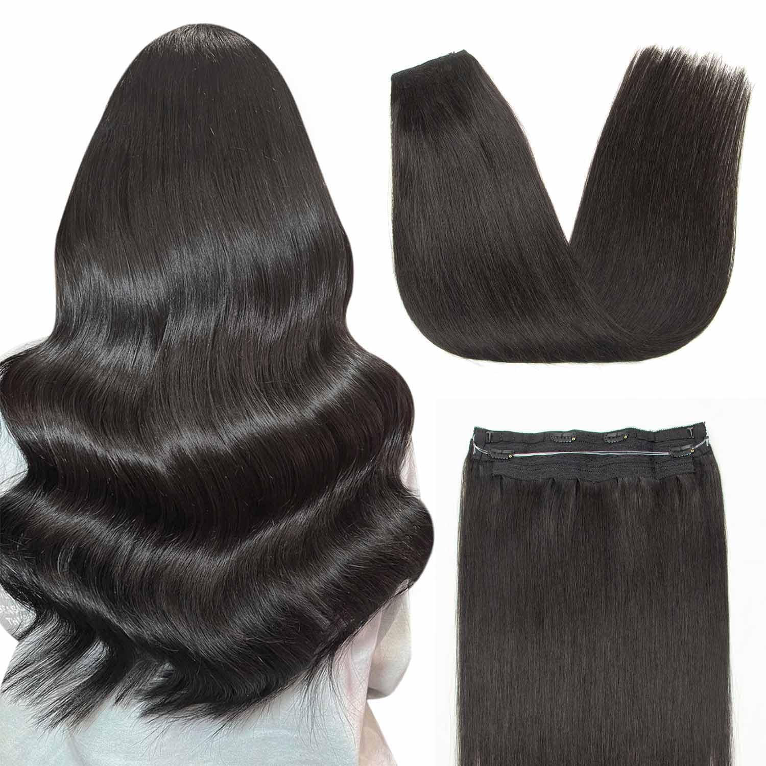 AGMITY Tape in Hair Extensions Human Hair Ash Blonde Highlight Blonde 40g/pack Invisible Straight Seamless Skin Weft Remy Hair Extensions Tape in Human Hair(14 Inch #P18/613) — image 1