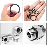LucyStudio 419pcs Rubber O-Ring Kit Nitrile Rubber Oil High Temp Seal Assortment view 6