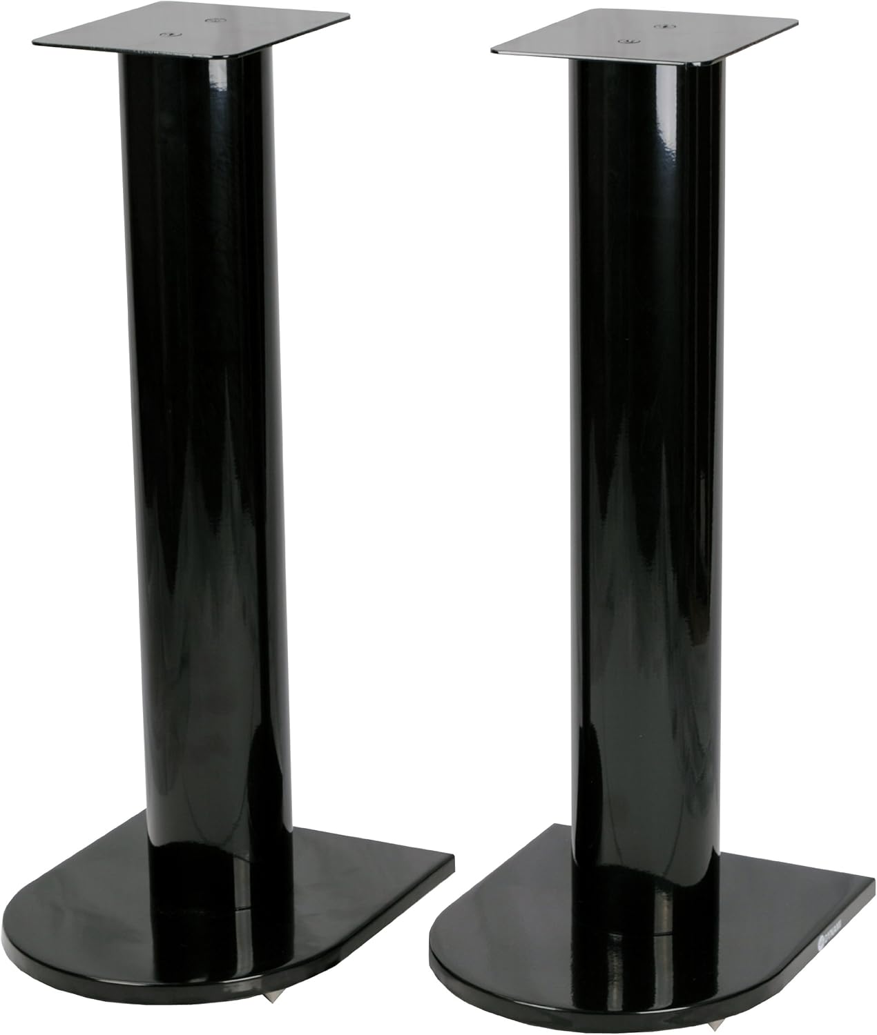 Fisual 640mm Dynami Speaker Stands Gloss Black Amazon.co.uk HiFi