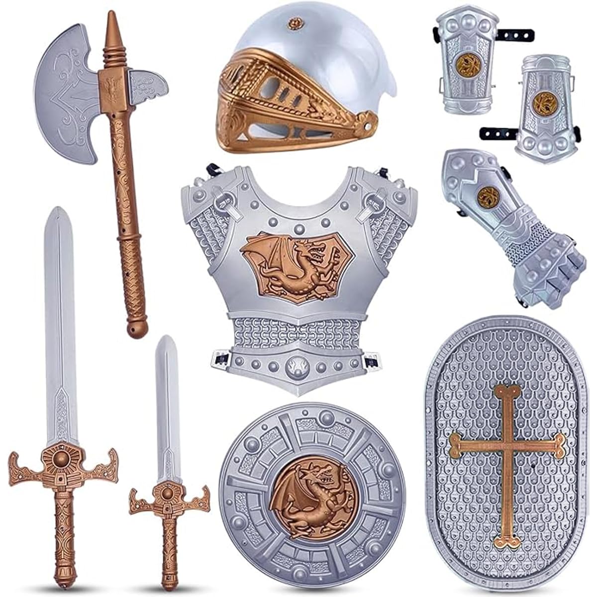 Medieval Knight in Shining Armor, Kids Crusader