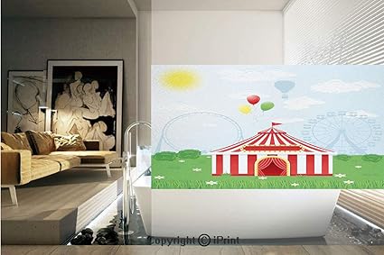 Amazon Com Ylljy00 Decorative Privacy Window Film Circus Tent On