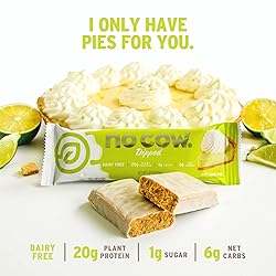 No Cow Dipped High Protein Bars, Key Lime Pie, 20g