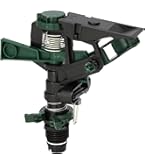 Orbit 55015 Irrigatore A Impatto In Zinco - Gittata 24 Metri - 1/2'' Per Giardino E Prato - 2